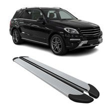 Seitenschweller Trittbretter Schweller für Mercedes M Klasse W166 2012-2019 Alu