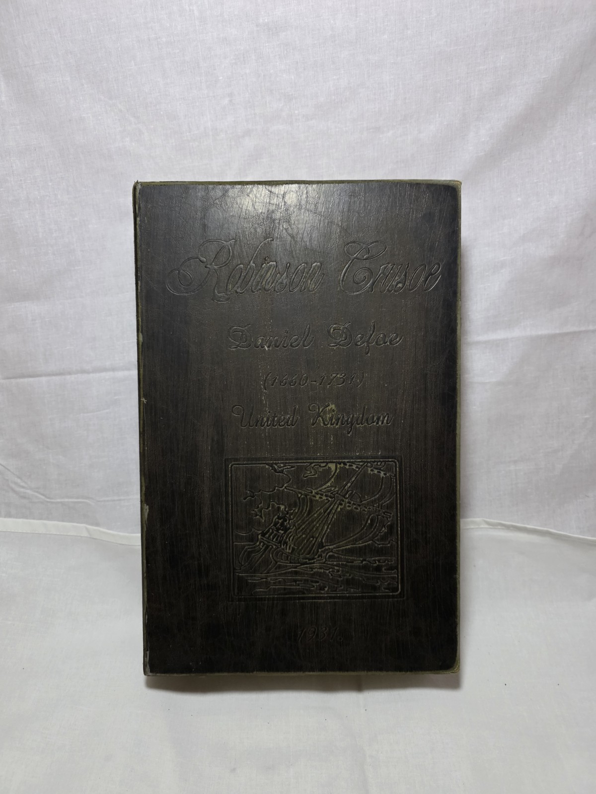 Vintage Faux Book Storage Box Hidden Compartment Home Decor