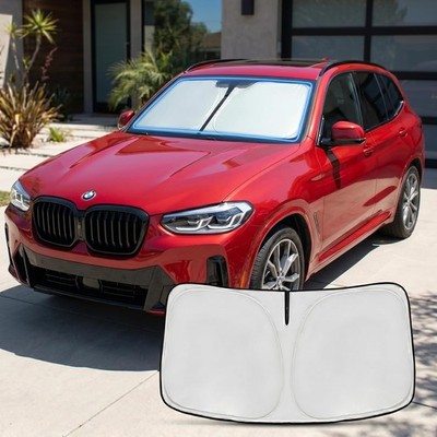 Foldable Windshield Sun Shade for BMW X3 (Blocks UV Rays)