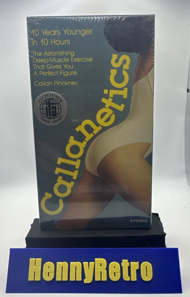 Callanetics VHS NEW SEALED Watermarks MCA Callan Pinckney VTG