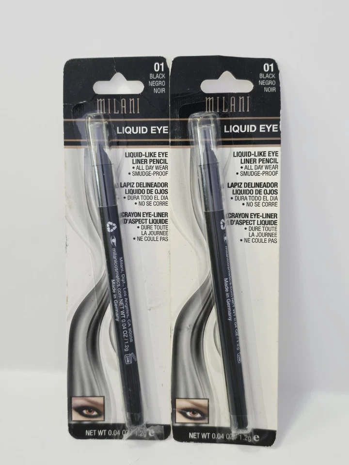 MILANI Liquid Eye Like 01 Black.New Carded. QTY:2 - Image 2 of 3