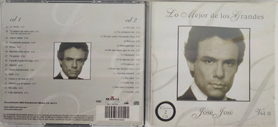 Jose Jose - Lo Mejor De Los Grandes Vol. 2 CD 2 disc set