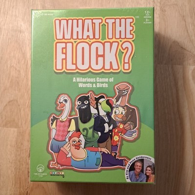 ''WHAT THE FLOCK?'' A Hilarious Game Of Words & Birds -Skyler Imagination NEW Seal
