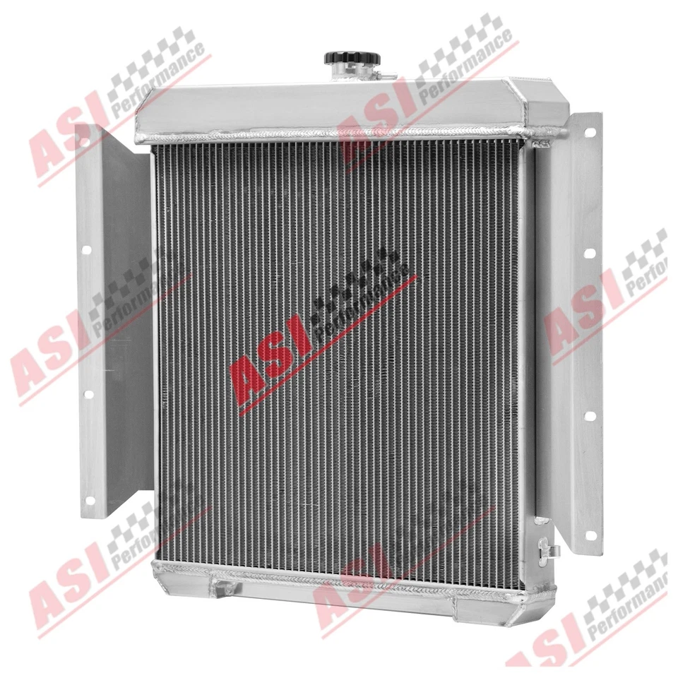 3 Row Aluminum Radiator For 1961-1969 Dodge D100 Series Pickup L6 2.8L,3.7L AT - Image 4 of 4
