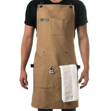 Chef Apron 10oz Cotton Canvas with Bottle Opener Hand Towel