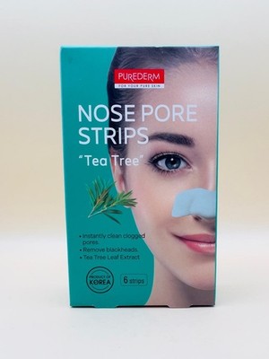 Purederm Nose Pore Strips Tea Tree Cleansing Nose Strips 6Stk *NEU*