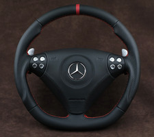 OEM Mercedes R171 W203 c55 slk55 Bespoke flat bottom custom Steering Wheel AMG