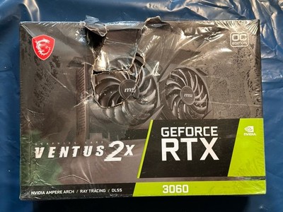 MSI Gaming GeForce RTX 3060 12GB 15 Gbps GDRR6 - New / Damaged Box