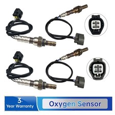4pcs Updownstream O2 Oxygen Sensor For Jaguar Vanden Plas Xj8 Xjr Xk8 Xkr 4.0l