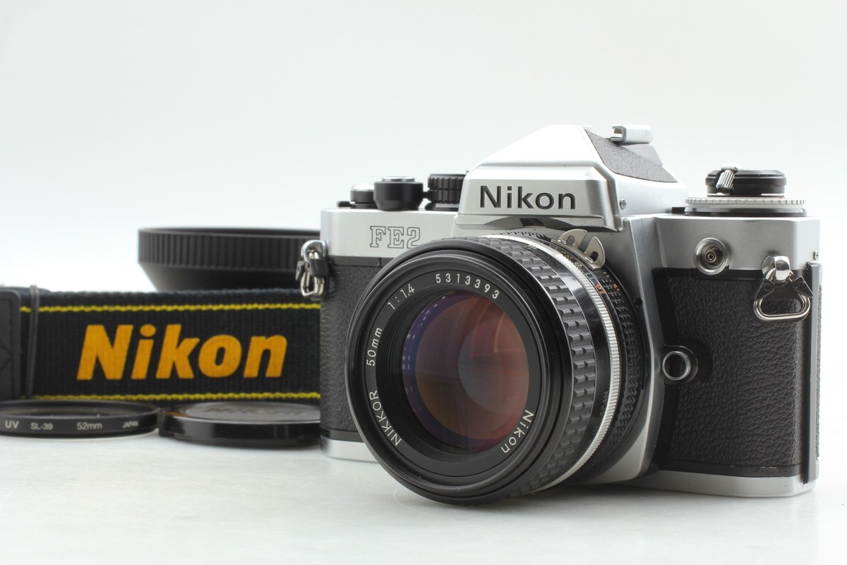 【ジャンク】Nikon FE2、Ai-s 50/1.4 Read [N MINT+++] Nikon FE2 Silver Film Camera Ais Ai-s 50 f