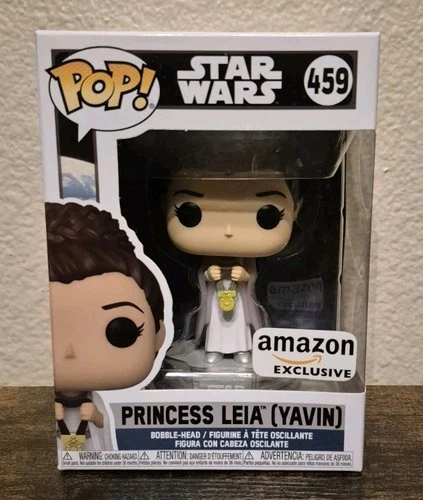 Funko Pop! Vinyl: Star Wars - Princess Leia (Yavin) - Amazon Exclusive 459 W/PP