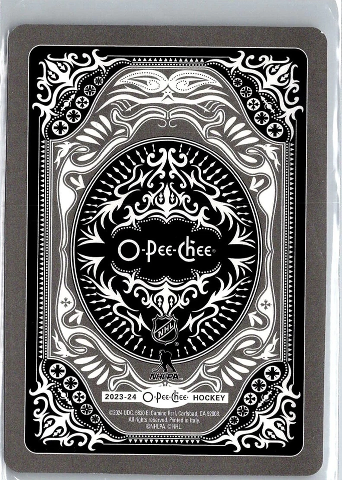 2023-24 O-Pee-Chee Playing Cards Luke Hughes #3C - Image 2 of 2