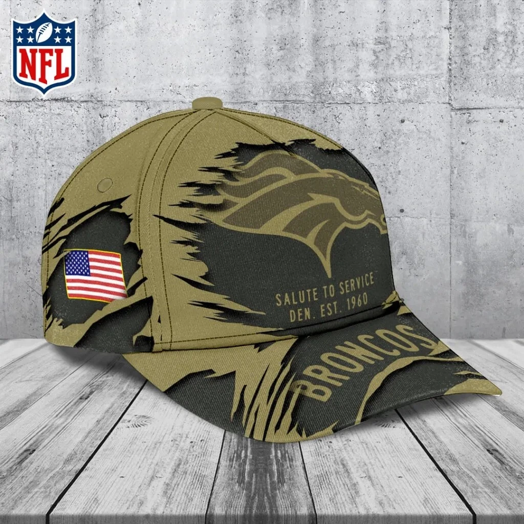 Broncos 2025 Salute to Service Classic Baseball Cap