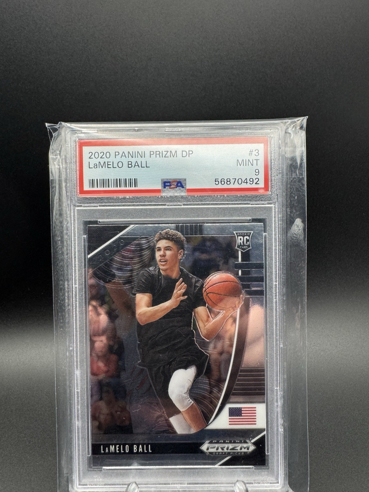 2020-21 Panini Prizm Draft Picks - LaMelo Ball #3 (RC) PSA 9!!!