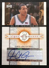 DAHNTAY JONES 2003-04 Upper Deck UD Top Prospects Signs of Success SS-DJ RC AUTO