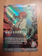 Guilty Gear Wolf's Ferocity Store Championship Universus Participation Promo NM
