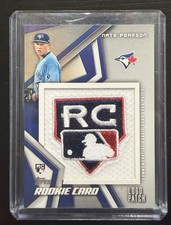 2021 Topps Series 2 Nate Pearson RC Rookie Card Logo Patch #RP-NP Blue Jays