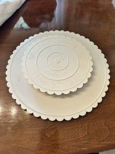 Wilton Trim-N-Turn Cake Decorating Turntable 12" x 1" And 8” Decorating Stand