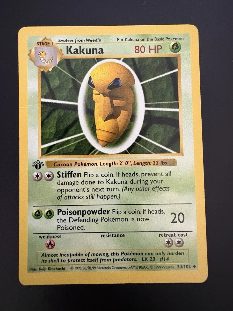 Kakuna 033/102 Base Set (Shadowless) for sale | eBay