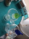 Set Of 4 Expresso Mugs With Italian Glass Swizzlers — photo 4
