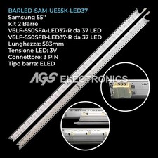 KIT 2 BARRE STRIP LED TV SAMSUNG BN96-39732A BN96-39733A UE55K5100