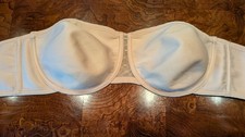 Vintage Vanity Fair Beauty Back 74381 Strapless Underwire Support Nude Bra 42 C