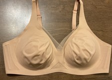 Honeylove Women's Crossover Wire Free Bra Tan Size Large