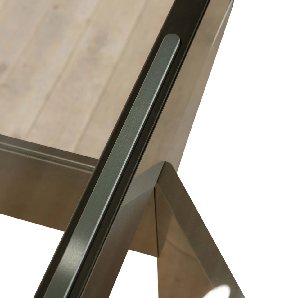 Tavolo In Vetro Cattelan Italia Argento 160-240 X 77 Cm - Immagine 4 di 4