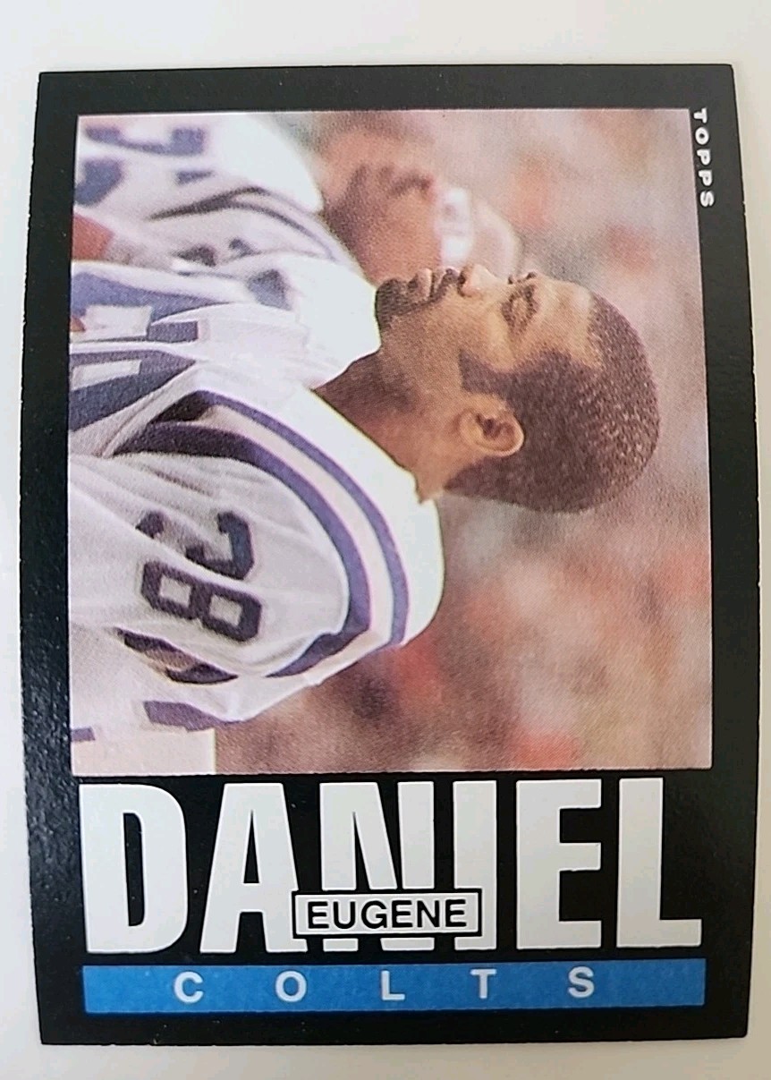 1985 Topps Football Card 261 Eugene Daniel Indianapolis Colts
