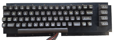 Commodore C64 brown keyboard. Tested #B5