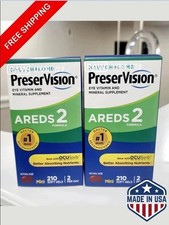 2 Pack  Preservision AREDS 2 / 210 Count Eye Vitamin Mini Soft gels exp 2027
