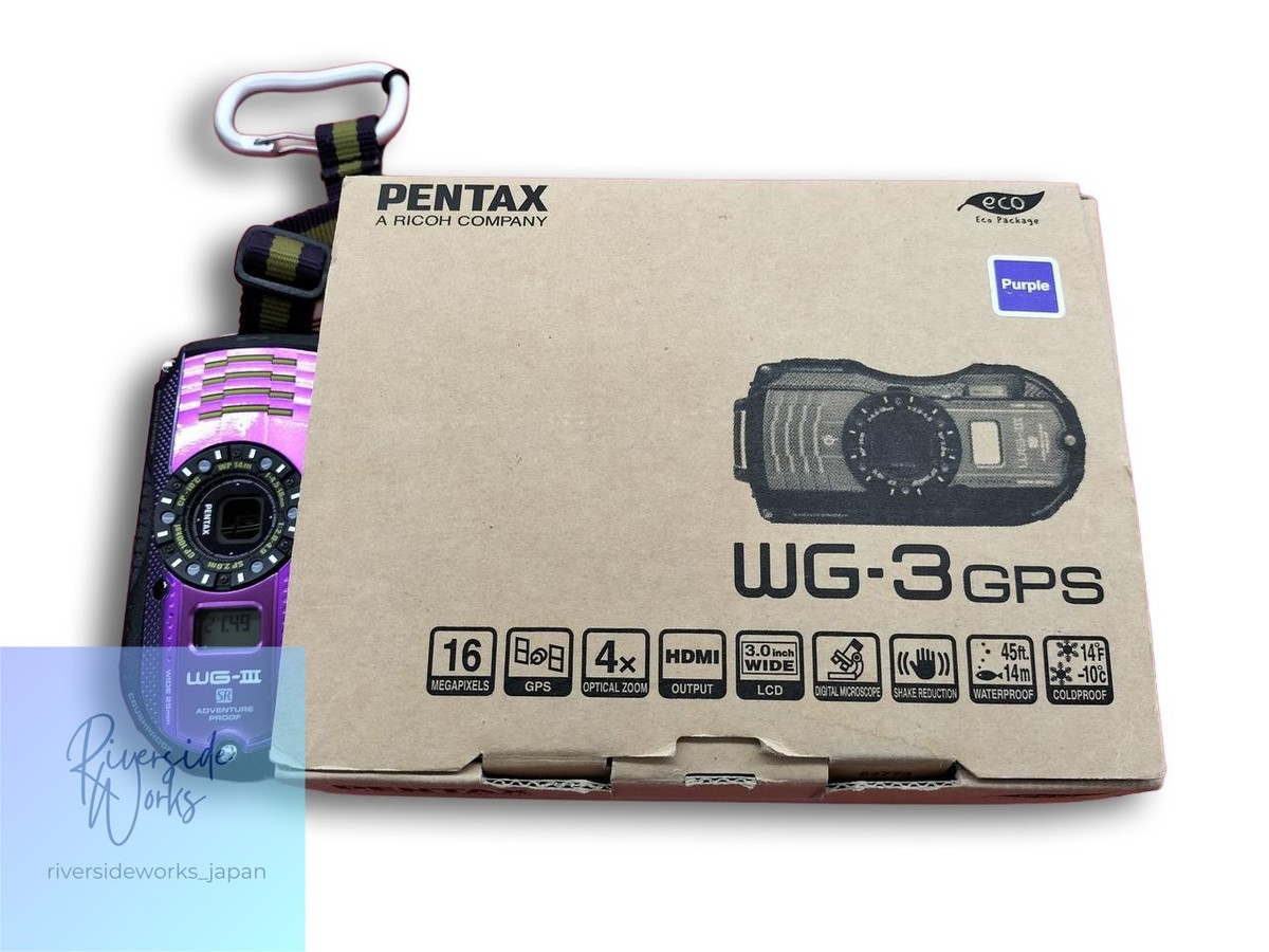 PENTAX WG-3 GPS Digital Camera Waterproof Outdoor Adventure | eBay