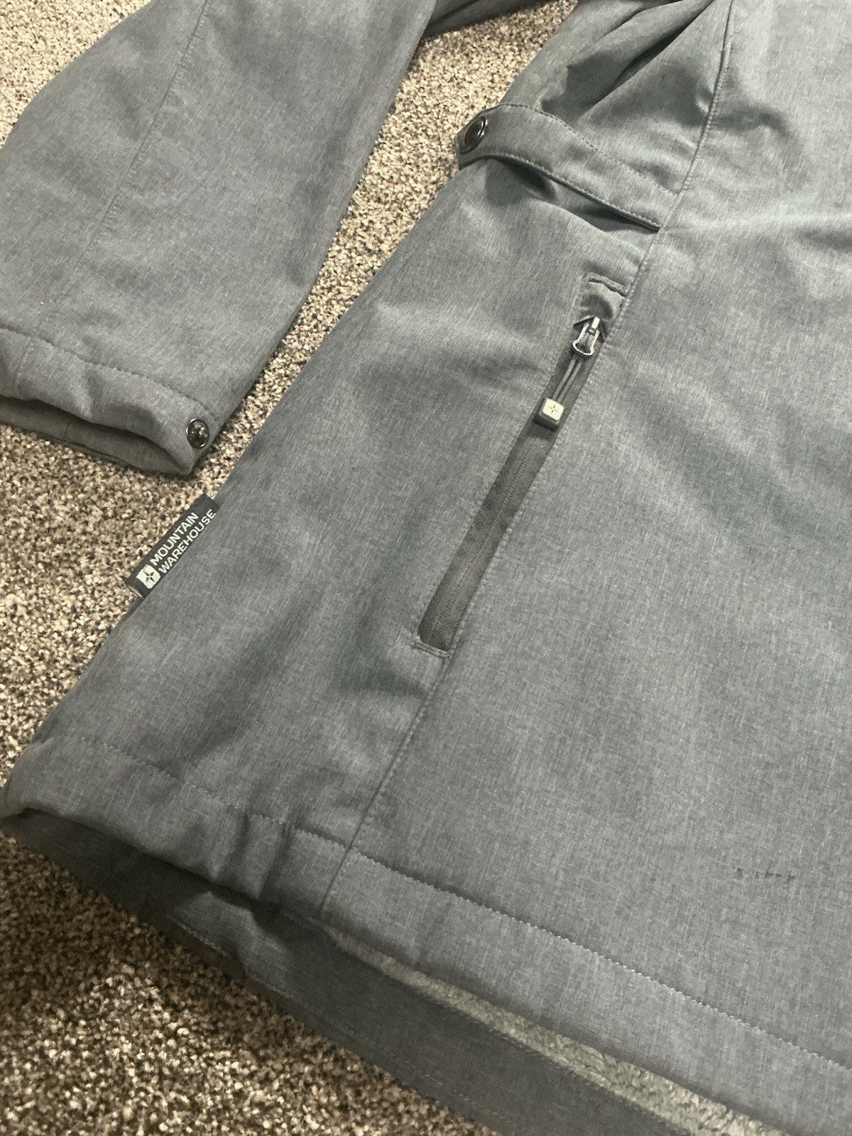 Mountain Warehouse Softshell Jacket - Grey - UK 1… - image 7