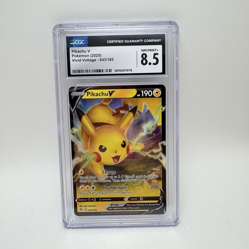 Pikachu V graded CGC 8.5 for sale on eBay