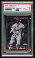 2025 Topps Chrome 2024 MVP Buybacks Refractor /199 Shohei Ohtani PSA 9 MINT 0xh3