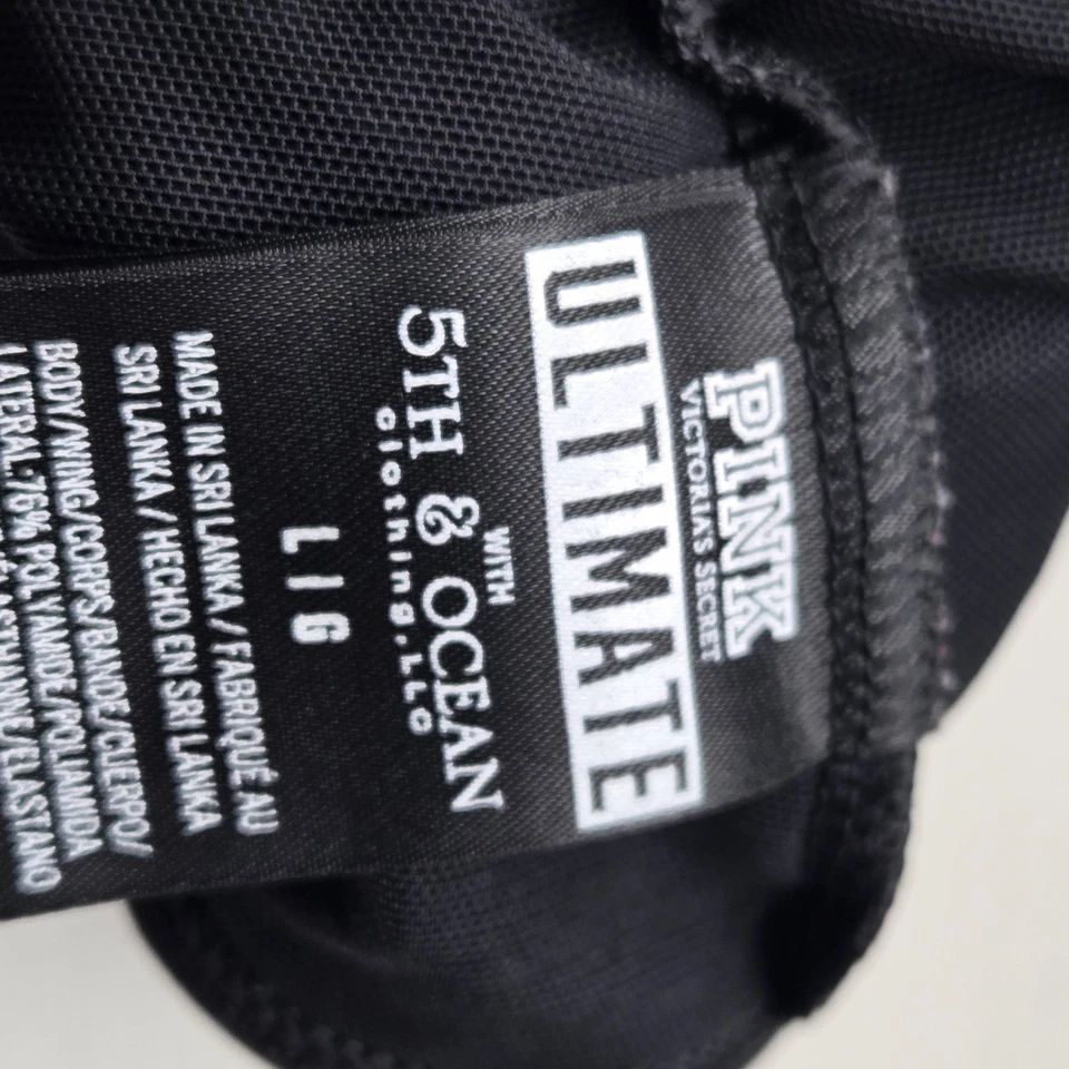 Sujetador deportivo para mujer San Francisco Giants grande negro ULTIMATE inalámbrico VS rosa Foto 3 de 4