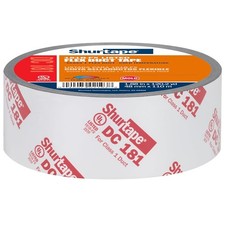 Shurtape DC 181 UL 181B-FX Listed/Printed Film Tape, 48mm, Metalized Print