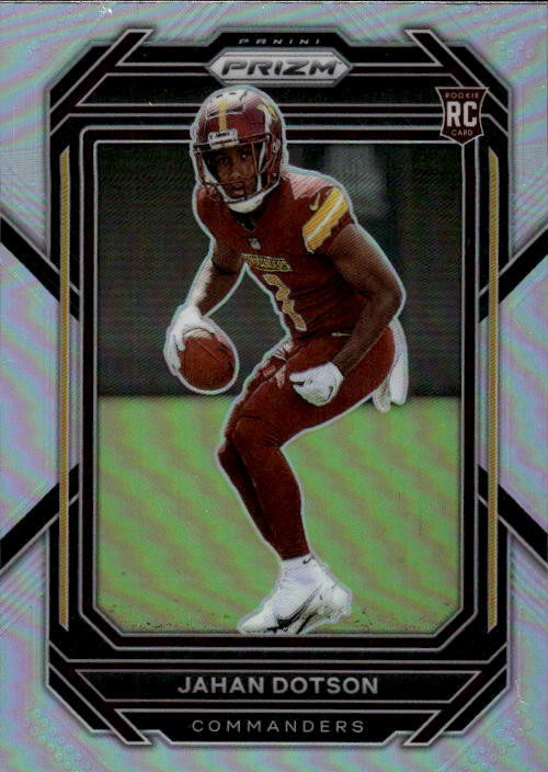 2022 Panini Prizm Jahan Dotson #312 Silver Washington Commanders 25I