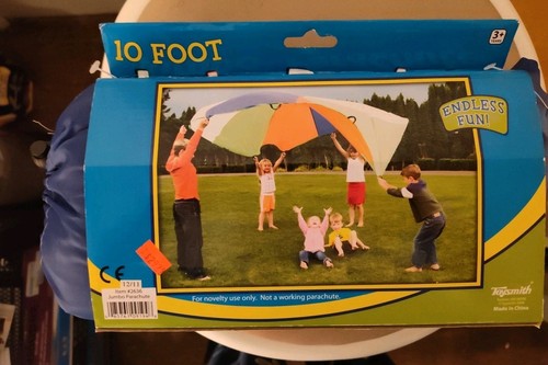 Toysmith 10 foot Jumbo Play Parachute with Handles NEW - Picture 2 of 2