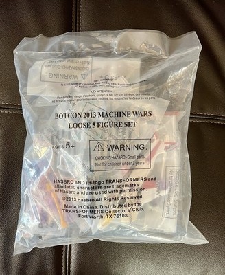 Transformers Botcon 2013 Bag Set Machine Wars: Termination Complete