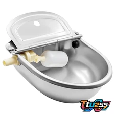 2pack Water Trough Bowl For Dog Horse Cow Pig Automatic Dispenser Drink Water