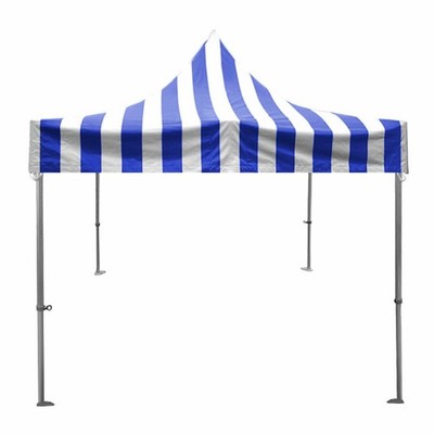 10x10 Commercial Heavy Duty Pop Up Tent Blue Canopy Outdoor Party Gazebo