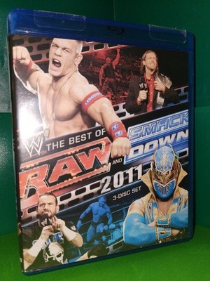 CIB - WWE Raw and SmackDown: The Best of 2011 (Blu-ray Disc, 2012, 3-Disc Set)