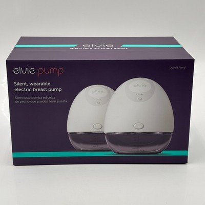 Elvie EP01 Double Wearable Electric Breast Pump Hands White/Teal New in Box