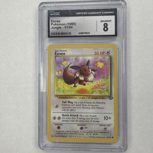 Eevee (Unlimited) graded CGC 8 for sale on eBay