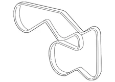 Genuine Toyota Serpentine Belt 90916-A2037