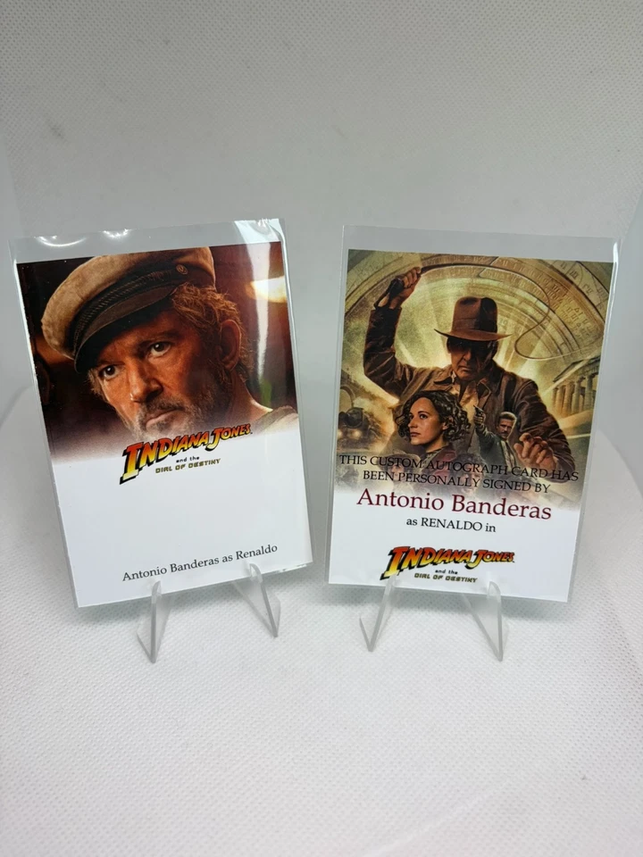 Antonio Banderas Custom Card Renaldo Indiana Jones Dial of Destiny – NOT SIGNED - Photo 1/1
