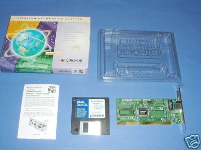 KNE-20T ISA 10BaseT RJ45 16 Bit ISA Ethernet Card