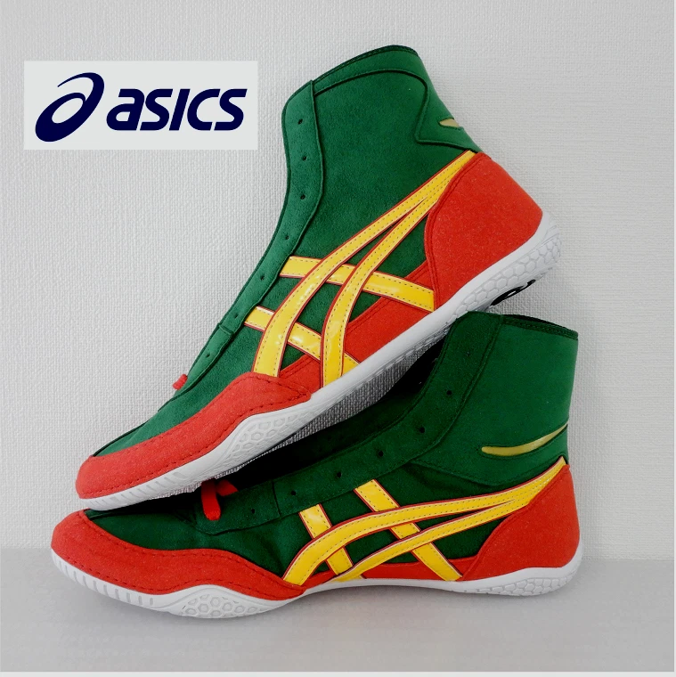 Green and gold wrestling shoes sale