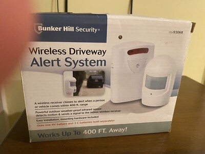 Wireless Security ALERT SYSTEM Detect Motion in driveway